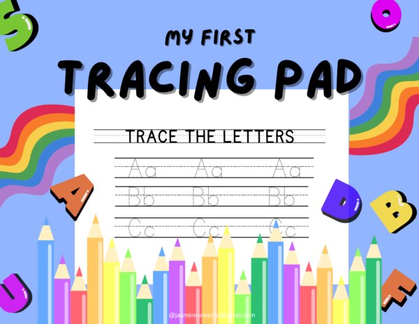 KIDS' ALPHABET TRACING PAD