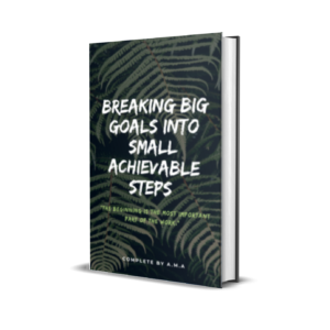 BREAKING BIG GOALS INTO SMALL ACHIEVABLE