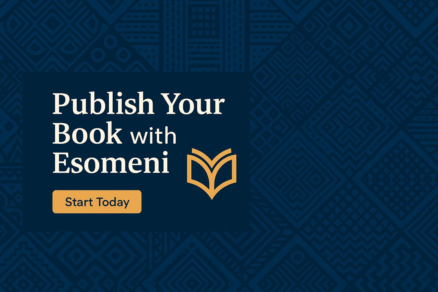 Publish your book with Esomeni banner