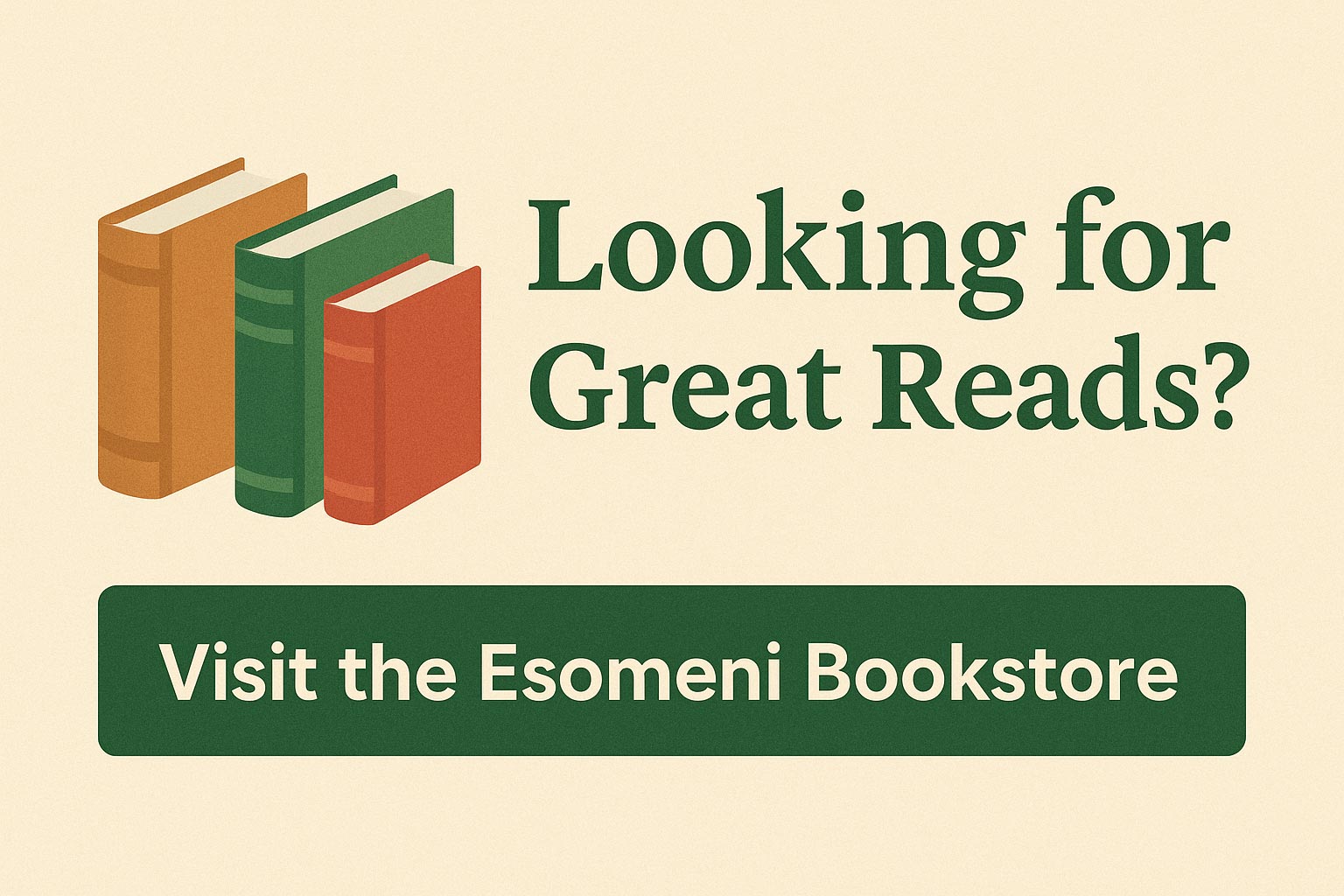 Selection of books available at the Esomeni online bookstore